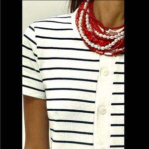 BEADED PEARL NECKLACE